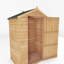 Mercia 3 x 4ft Overlap Apex Windowless Shed-175054234