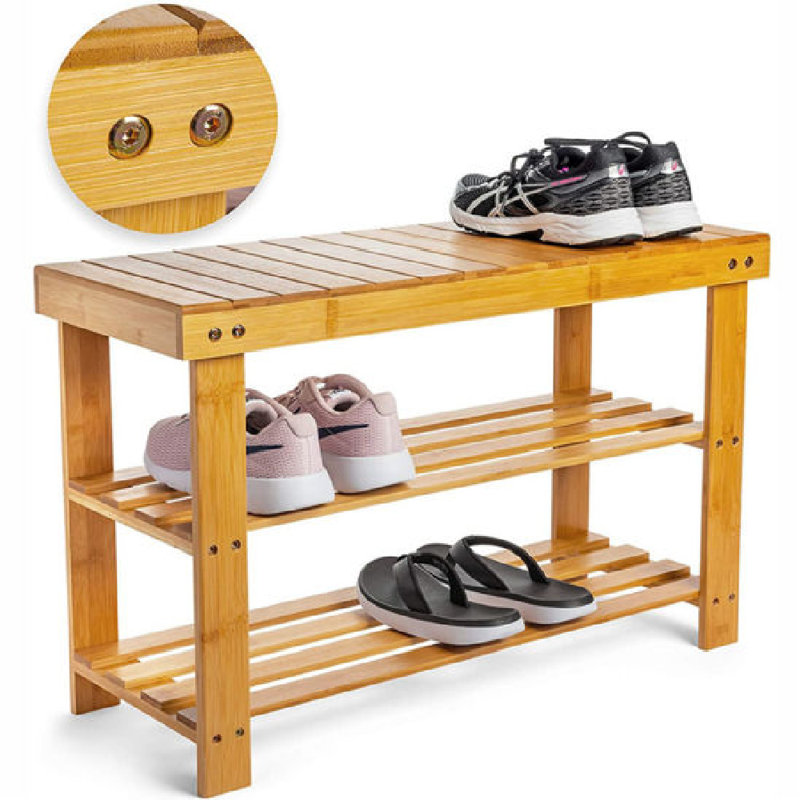 Banc de rangement 12 paires de chaussures