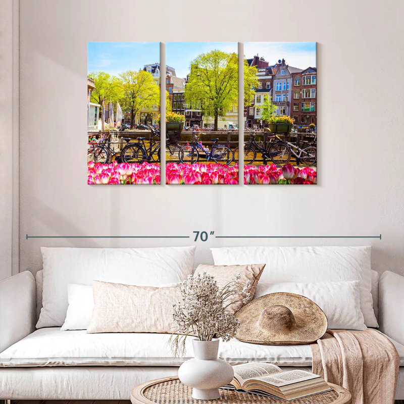 Paysage du pont Sirci Amsterdam, H 28 po x l 45 po