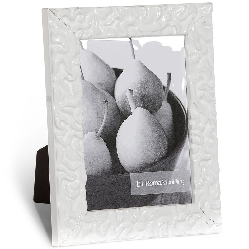 Cadre photo Lavo, Blanc électrique, 5 po x 7 po