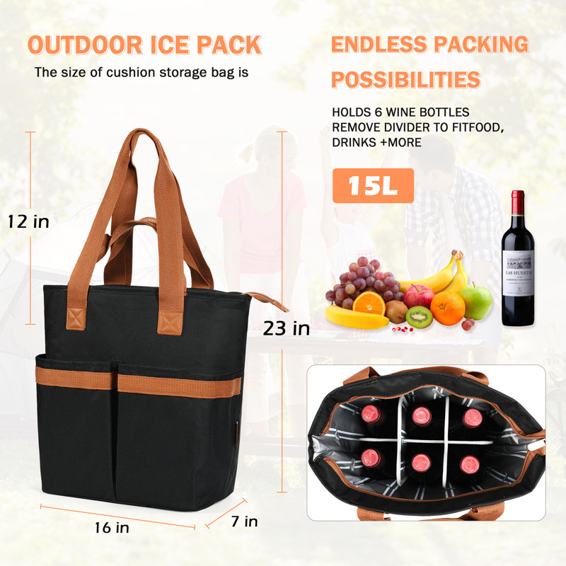 Sac de rangement Tirrinia Fashion Cooler, Noir