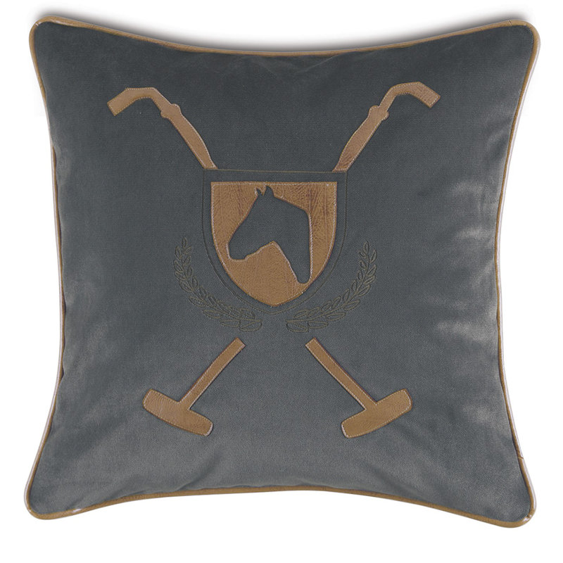 Equestrian Square Pillow Cover & Insert