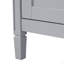 Meuble-lavabo de 20 po avec lavabo en céramique, porte à fermeture douce, tablette réglable en forme de U, support de rangement pour porte, armoire autoportante moderne pour les petites salles de bain