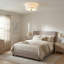 Maywood 3-Light Brushed Nickel Flush Mount Light