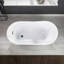 67" x 32" Freestanding Soaking Acrylic Bathtub-56335179