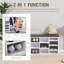 14 Pair Shoe Storage Bench-677079350