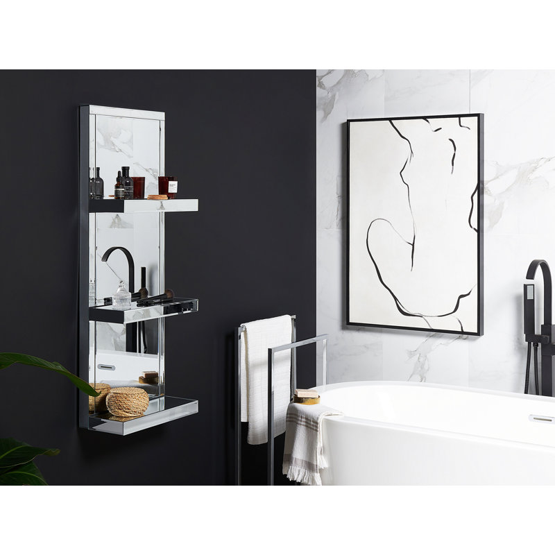 Aenwood 3 Piece Glass Tiered Shelf