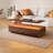 47.2" Modern Rectangular Coffee Table With 2 Drawers And Multi-Color LED Lights-1870207110