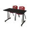 Table de formation en T Nick Nick, chaises empilables 2 M-32701885-32701892-33123156