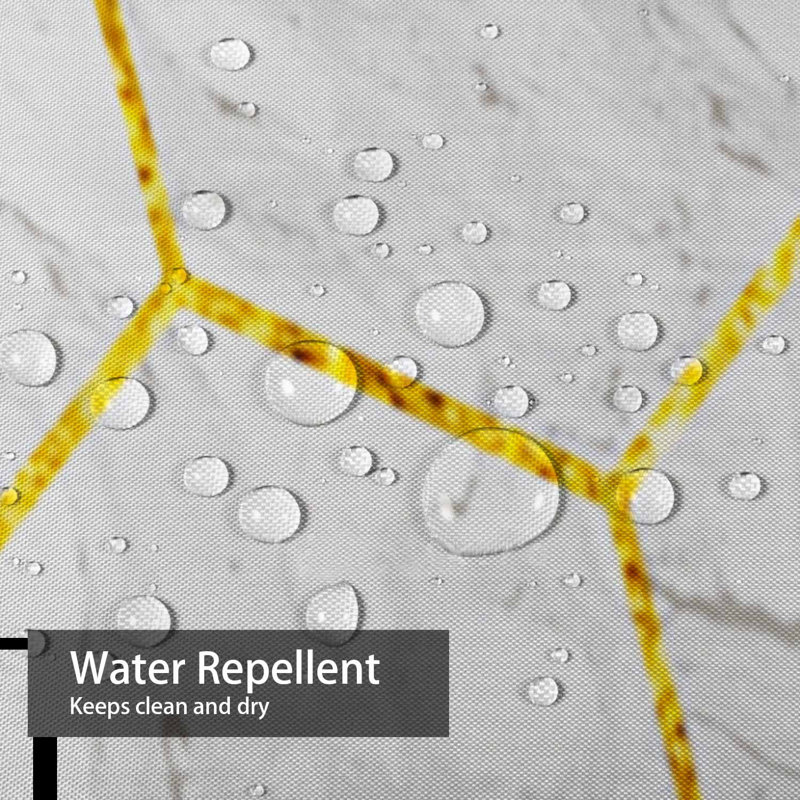 Rideau de douche Marble Tiles, L 72 po x l 84 po