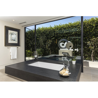 Baignoire de trempage encastrés 66 "x 36" designer