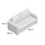 Kelley 2 Seater Sofa Bed-29399817