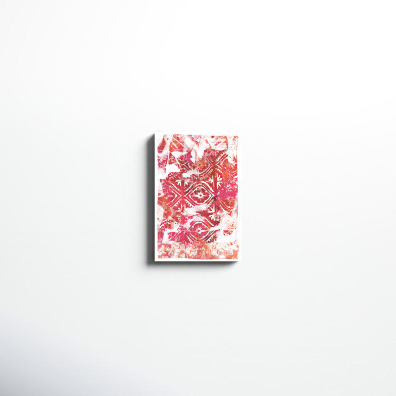 «Global Fuchsia II», impression sur toile, H 18 po x l 12 po