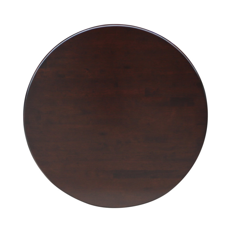 Table de salle à manger Imilia, Moka riche, H 29,9 po x L 36 po x l 36 po