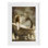 «Sepia Bath Time Mermaid», reproduction sous verre encadrée, design par Selina Fenech