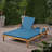 Dual Chaise Lounge for Patio and Poolside
