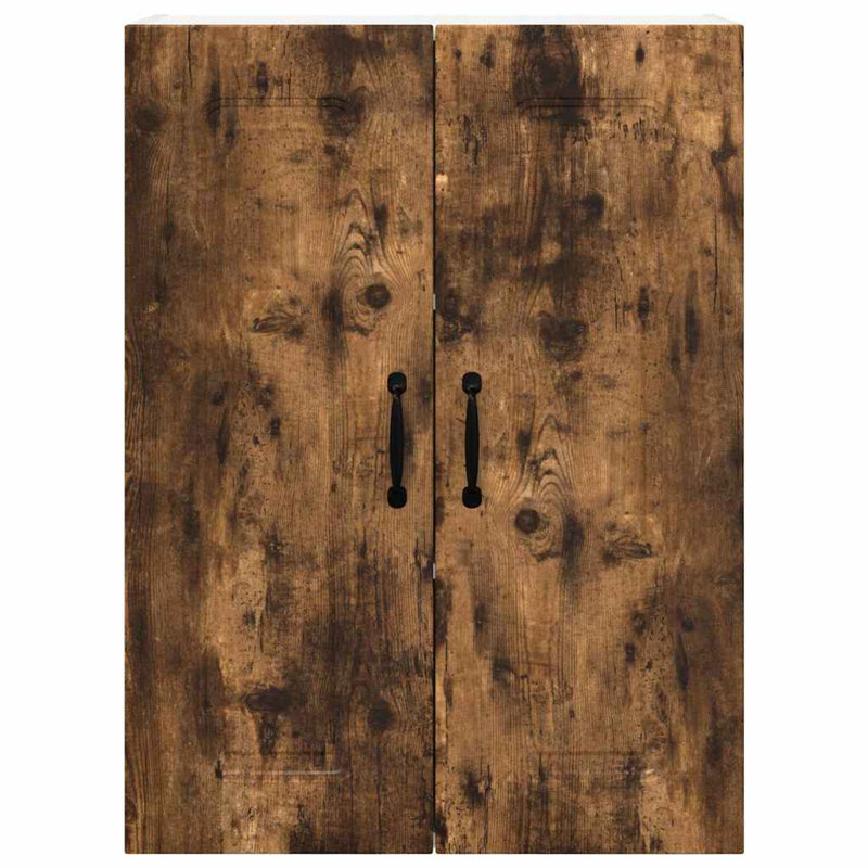 Vidaxl Kitchen Wall Cabinet Sonoma Oak 60 X 31 X 80 Cm Engineered Wood, 80cm H x 60cm W x 31cm D, Smoked Oak