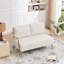 Causeuse rembourrée en tissu 50 po Nawatha-923914127