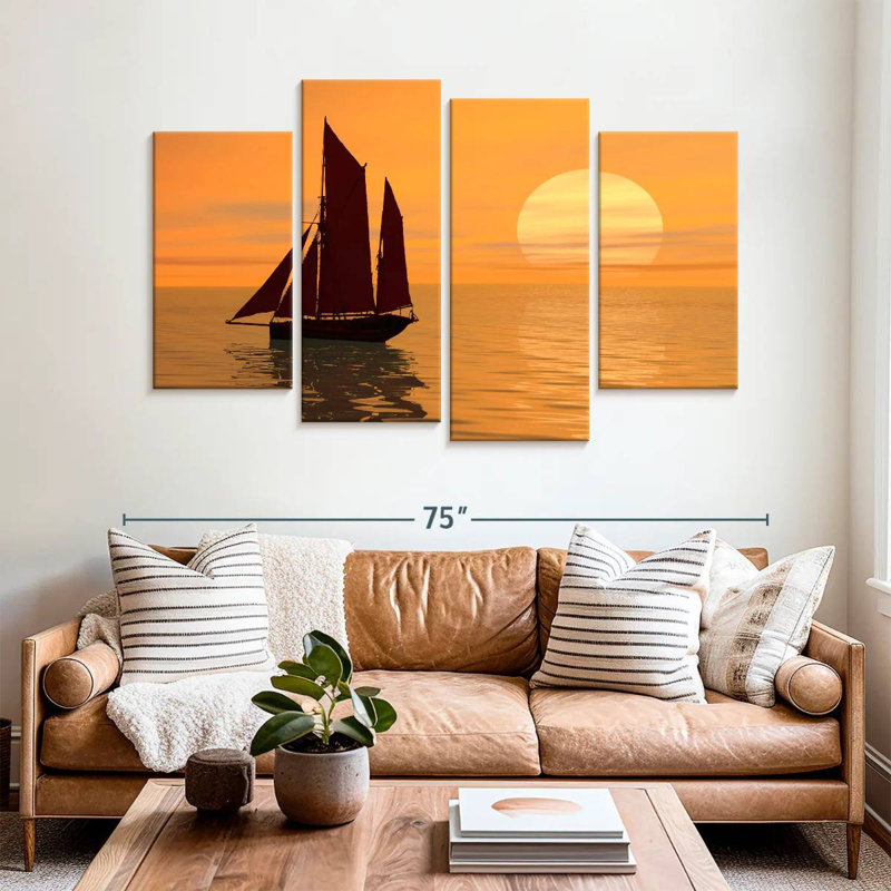 Voilier Mehar Golden Sunset, H 42 po x l 68 po