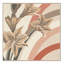 Tapis éclectique beige lavable à la machine Ottwell Amaryllis - reliure beige-1897579035
