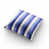 Blue/White/ Navy Striped
