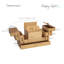 Cantilever Sewing Solid Wood Storage Box