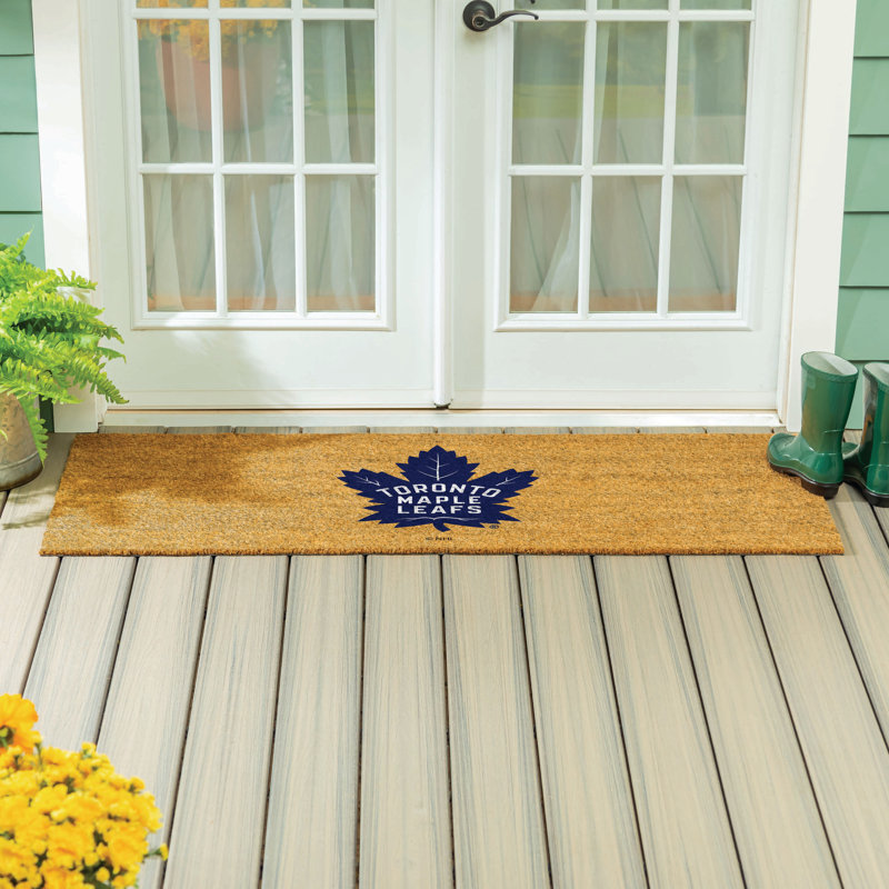 Très grand tapis couleur coco 60 po x 24 po Toronto Maple Leafs