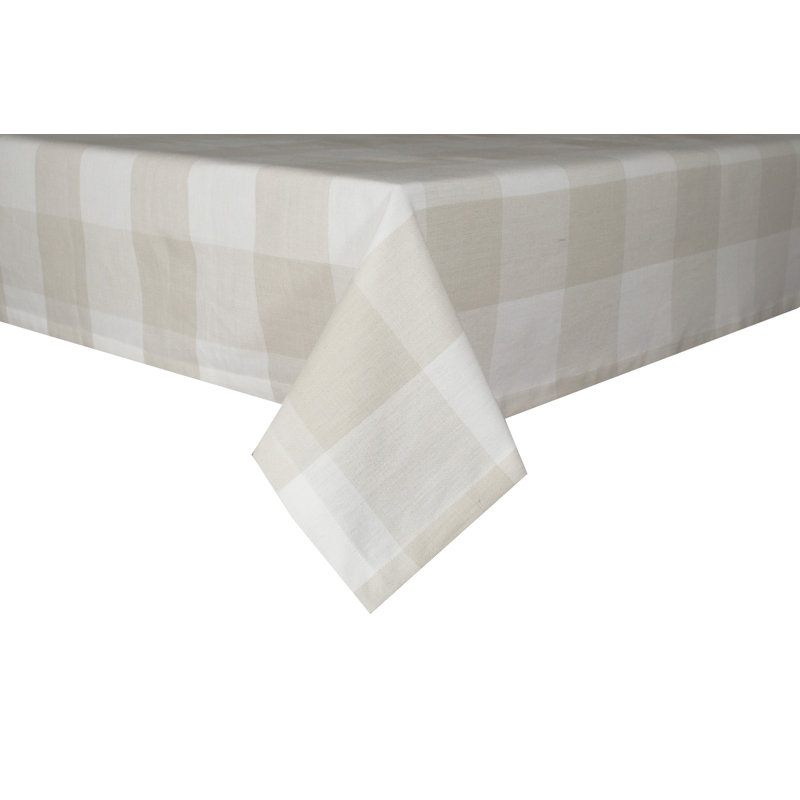 Gracehill Checkered 100% Cotton Tablecloth, null, null