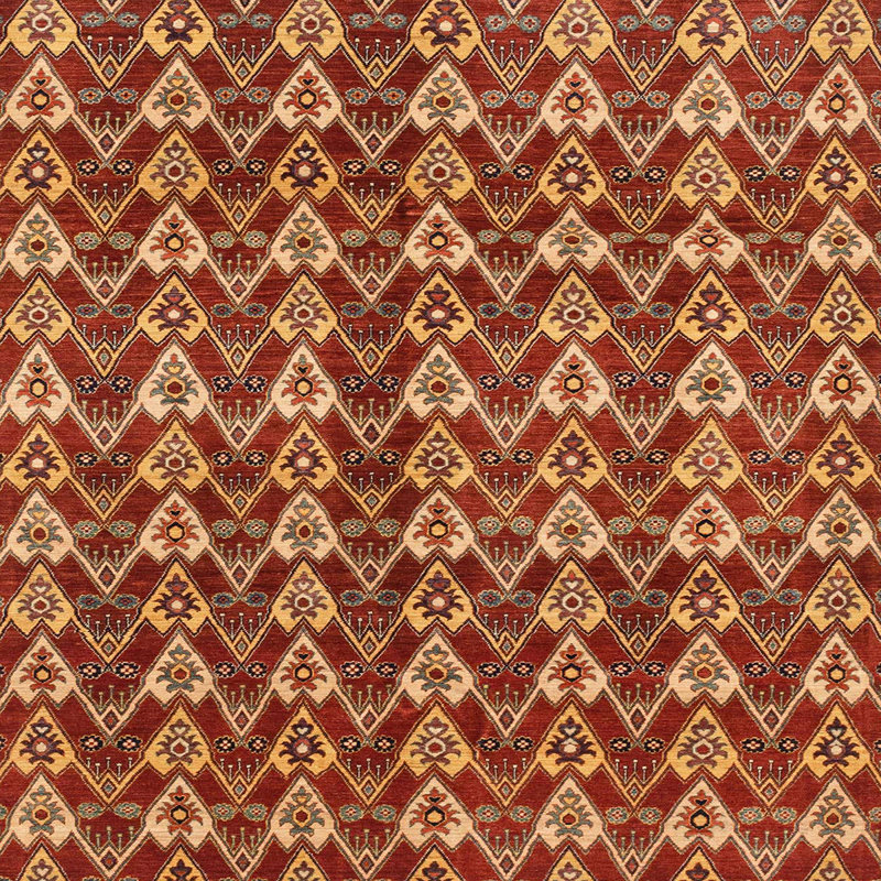 Abstract Indoor Rug, Square 5'