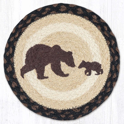  Coussin Happy Bear Cub 10 po x 10 po