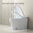 SJ STAR&JANE Elongated Bidet Toilet 1.32 GPF Tankless In White ,Instant Heat, Heated Seat, Auto Flush, Warm Air Dryer With Remote