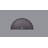 Kamado Joe® Classic Joe Half Moon Cast Iron Reversible Griddle