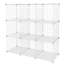 96cm H x 96cm W Metal Bookcase-1538484409