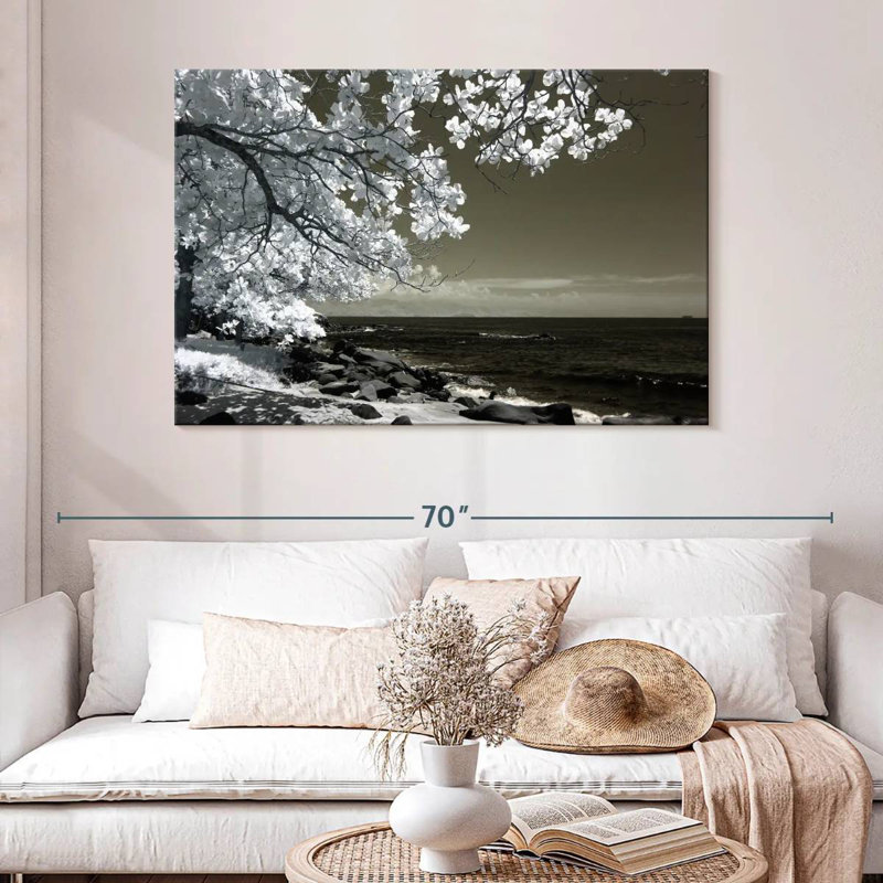 Arbre noir et blanc Harnek, H 32 po x l 48 po
