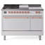 ILVE Nostalgie II 48 in Dual Fuel Range, 5 Burner, Griddle, Frenchtop-1045267338-1045267371