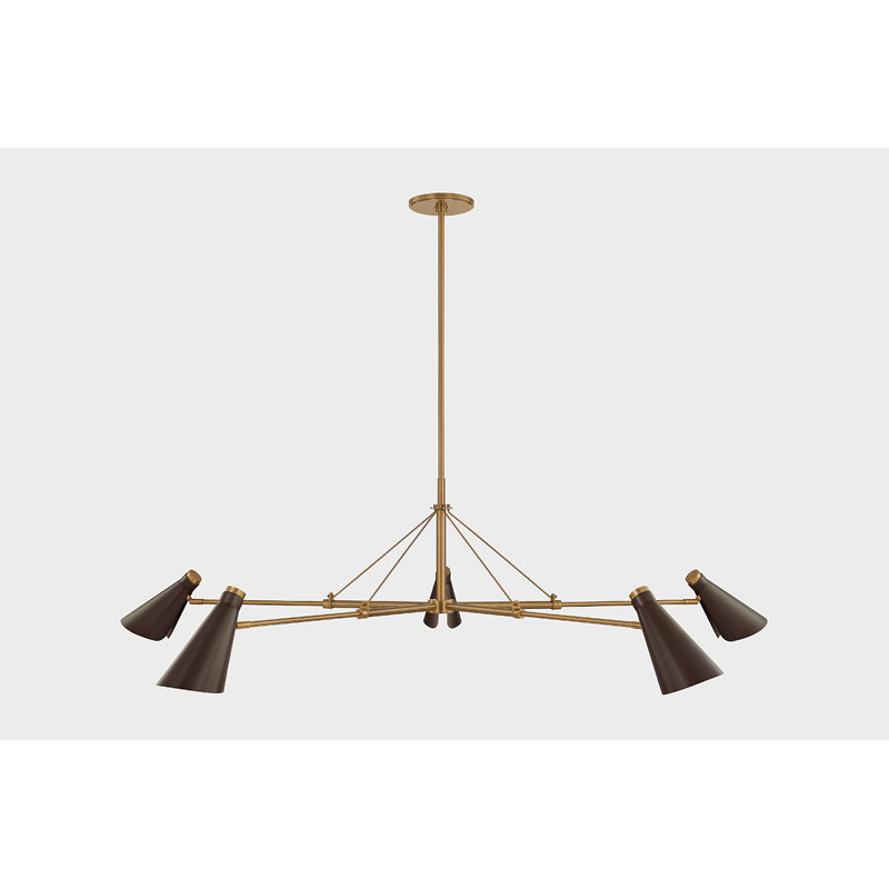 Lustre Andersen, 21" H x 69.25" W x 69.25" D, 5