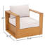 Chaise de patio avec coussins Emmett