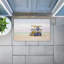 Tapis de porte d'extérieur imprimé Miami Beach Lifeguard Hut, design par Seven Trees Design, 18 po x 30 po-120688185