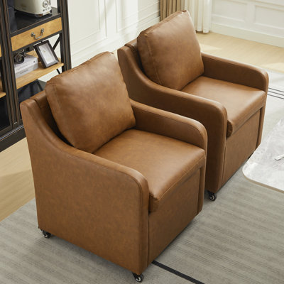 Rolling Dining Chair With Wheels