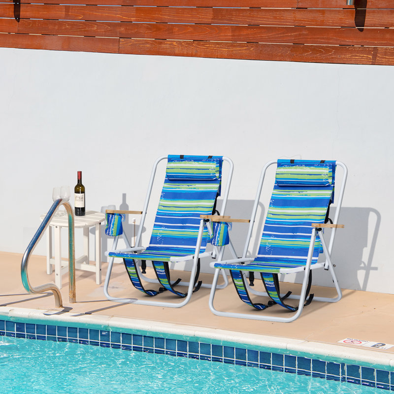 Chaise de plage inclinable Balmoral