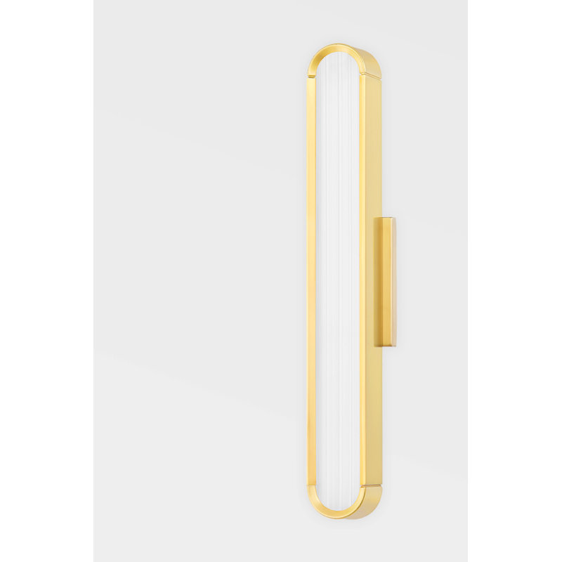 Starkey 1 - Light LED Bath Sconce, Aged Brass