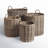 Round Storage Baskets, Set of 4