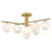 Selene Swirl Glass Semi Flush Mount-108510876