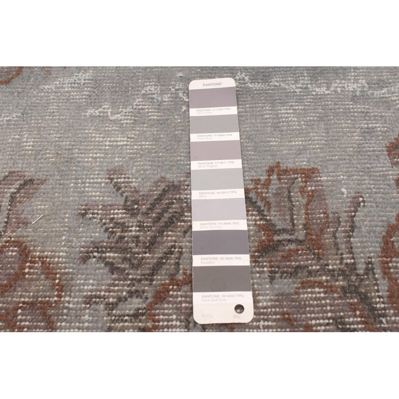 Tapis gris à transition de couleur 5 pi 8 po x 7 pi 11 po