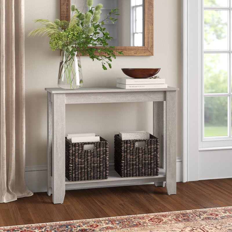 Console Justine Basilico, Chêne gris cendré