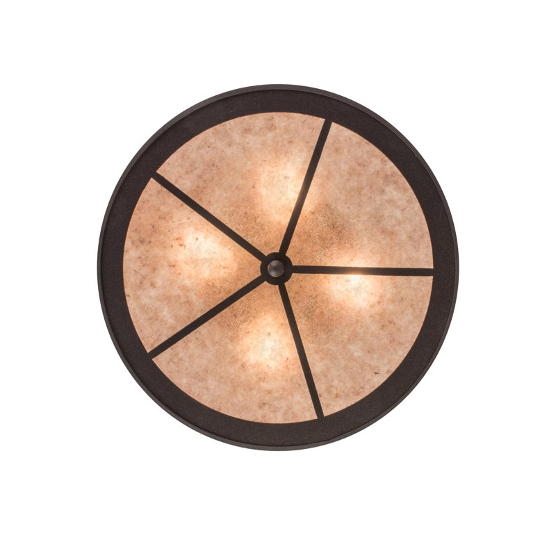 Rustic Lodge 4 - Light Flush Mount