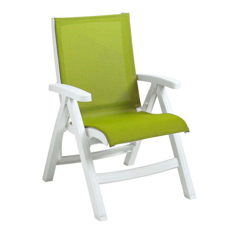 Grosfillex Jamaica Beach Folding Chair, Fern Green