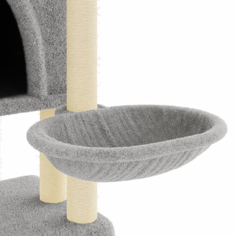 Lilburn 180cm H Cat Tree, Light Grey