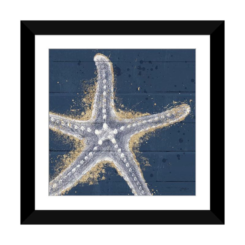 «Swilley Calm Seas» par Janelle Penner, impression sur toile tendue, H 16 po x l 16 po x P 1 po, Cadre noir