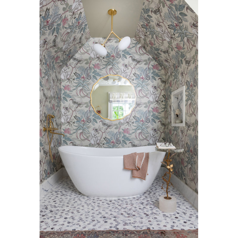 Marquis 59" x 32" Freestanding Soaking Solid Surface Bathtub, Matte